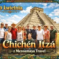 Grupo en Chichén Itzá con Mezomaya Travel